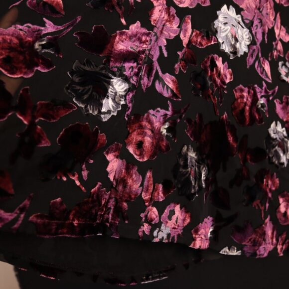 NWT BB Dakota Kenzie Velvet Burnout Halter Dress - Picture 4 of 9